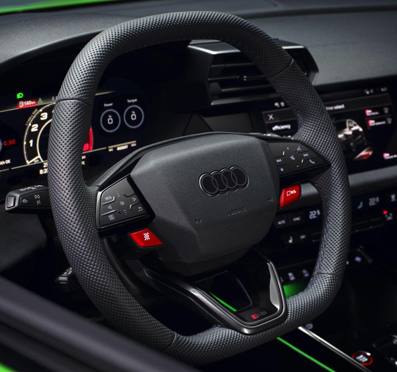 audi rs 3 wnętrze